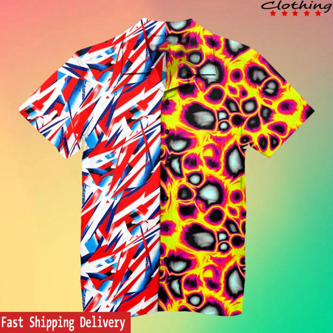 Vapor95 Clothing Store Acid Bath Hawaiian New Shirt Vapor 95