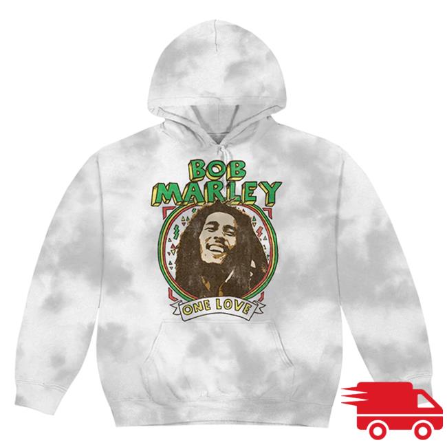 Official Bob Marley Merch Store Shop Bob Marley Tie-Dye Hoodie