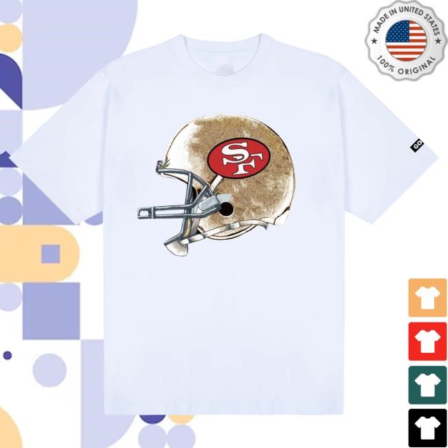 Official Golf Wang Merch 49Ers Helmet Hot Shirt by Golf Wang x NFL