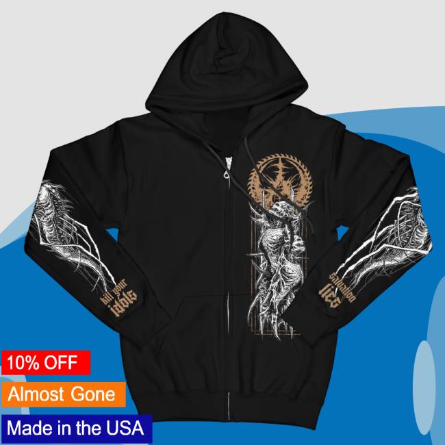 Official Indie Merch Store Shop Aborted "Kill Your Idols" Zip Hoodies IndieMerchStore