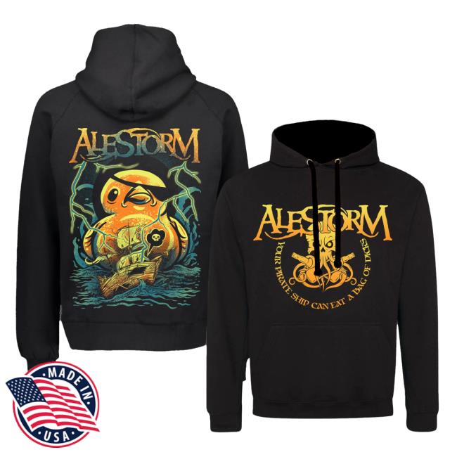 Official Alestorm Merch Store 'Your Pirate Ship Can Eat A Bag Of Dicks' Crewneck Alestorm Clothing
