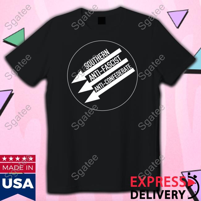 Official Bonfire Shop Southern Anti Fascist Anti Confederate Crewneck Sweatshirt Ethan Embry