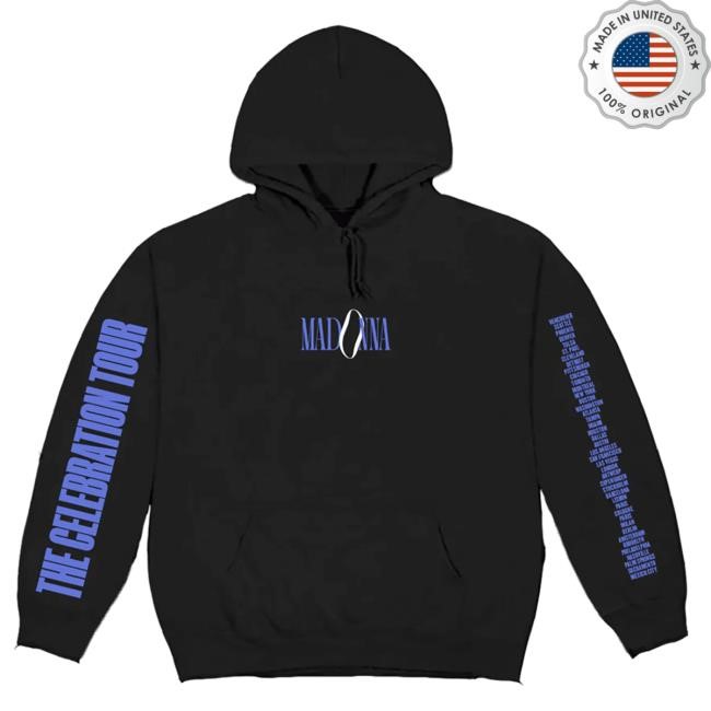 Official Madonna Merch Store Shop Madonna The Celebration Tour Hoody