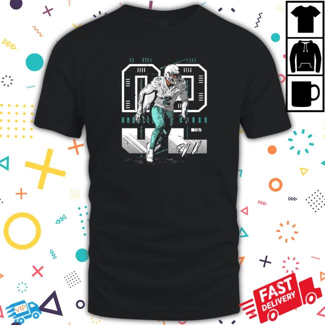 Official Bradley Chubb Miami Dolphins Future Signature Long Sleeve T Shirt