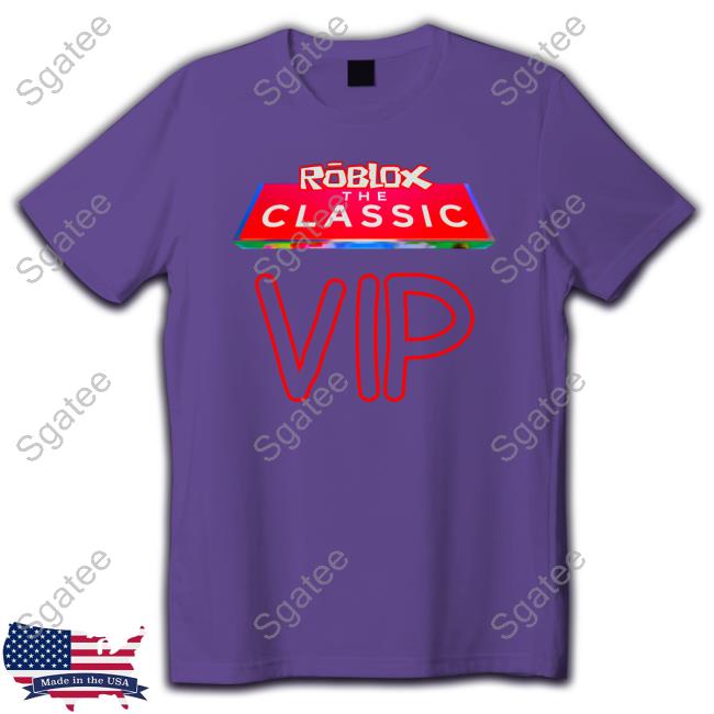 Official Roblox The Classic VIP Shirt New