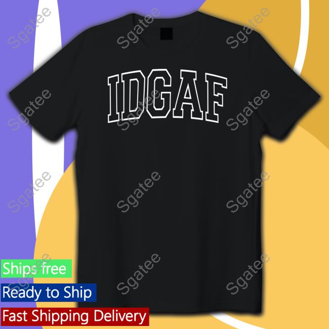 Sadie Crowell Merch Idgaf Black Hoodie Sadiecrowell