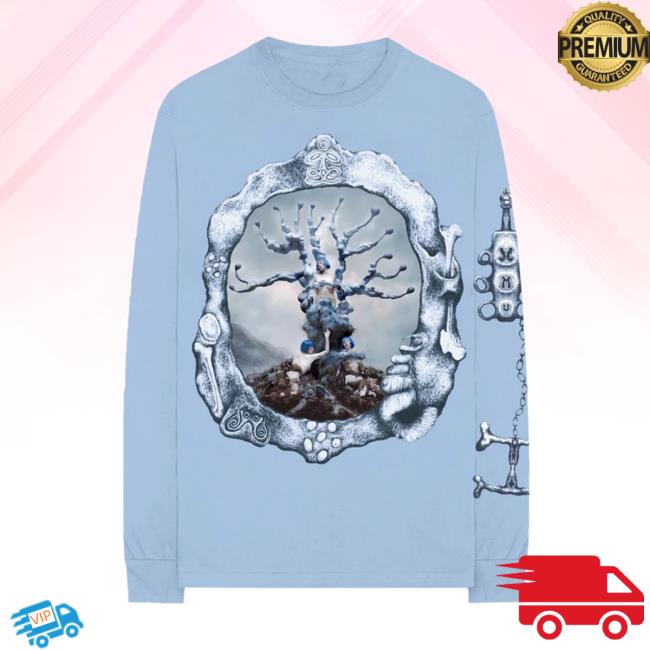Ashnikko Merch Blue Magic Tree Frame Long Sleeve T Shirt