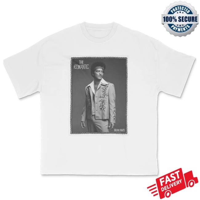 Bruno Mars I Just Might Tee - White Graphic