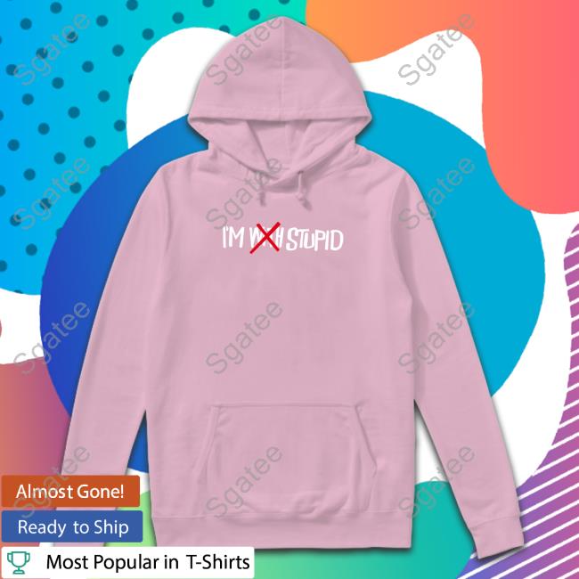 Noahfinnce Merch I'm With Stupid Sweatshirt Noahfinnadams