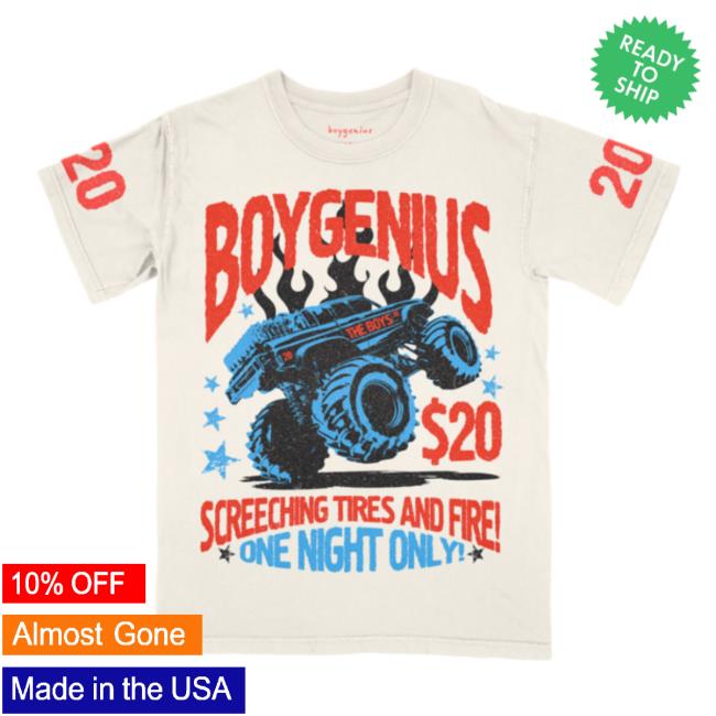 Boygenius Store Monster Truck Shirt New