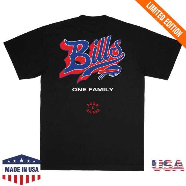 Official Born X Raised Store Born X Raised + Bills Pro Script Hoody: Black NFL 2025 Kickoff