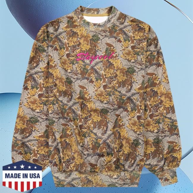 Official Stay Cool Clothing Store Staycool Script Camo Sweatshirt (Camo) StaycoolNyc