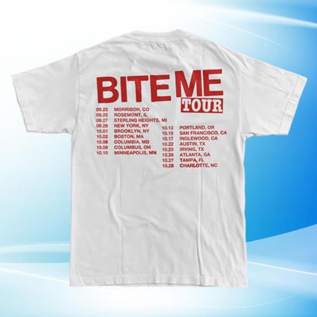 Official Renee Rapp White Date Back Tour Tees Reneé Rapp