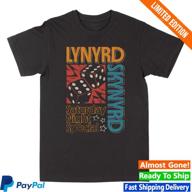 Lynyrd Skynyrd Saturday Night Special Black Dice Shirt – Lynyrd Skynyrd Merch