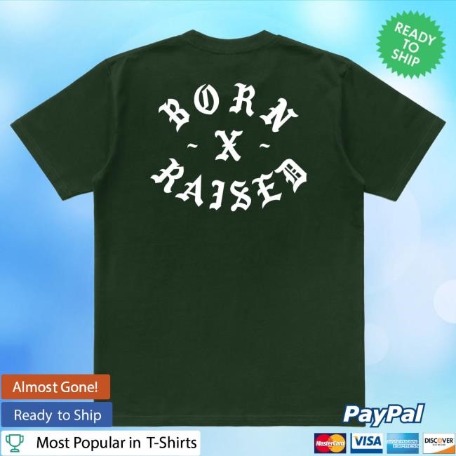 Official Born X Raised Merch Store Snooty Rocker Shirts: Cream