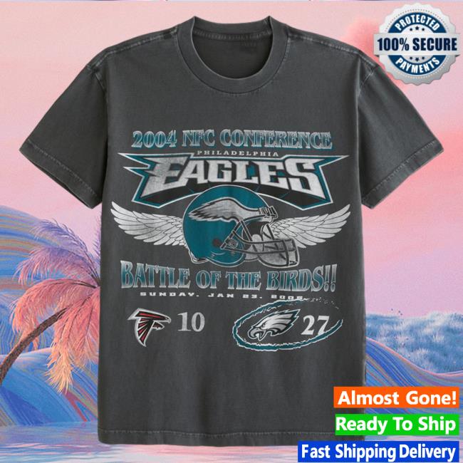 2004 Nfc Conference Philadelphia Eagles Battle Of The Birds Tee Shirt