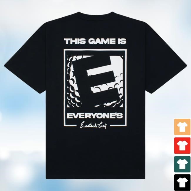 Official Complex Merch Store Shop Eastside Golf Black E is for Everyone Popover Shirt