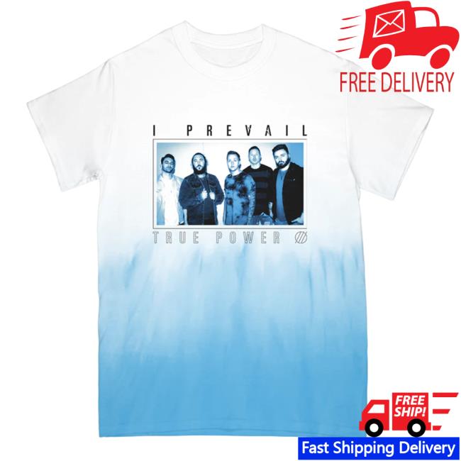 I Prevail Merch True Power Band Dip Dye Tshirt