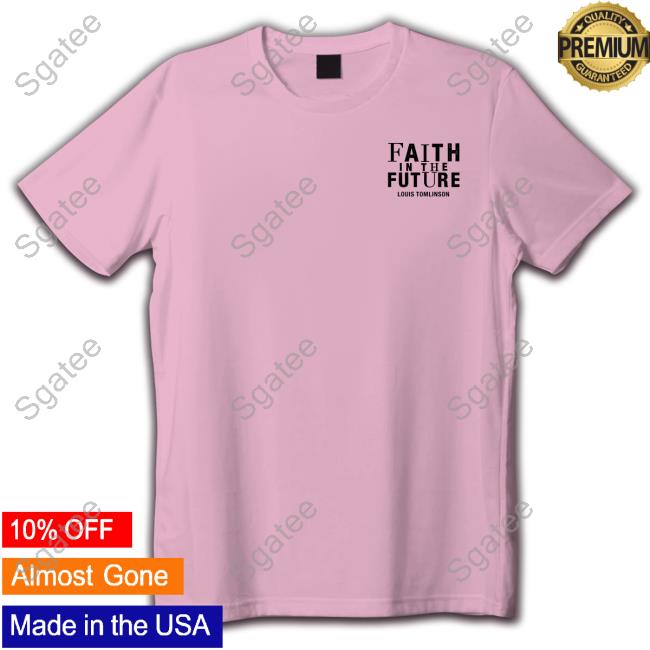 Official Louis Tomlinson Merch Faith In The Future World Tour Orange Long Sleeve Tee