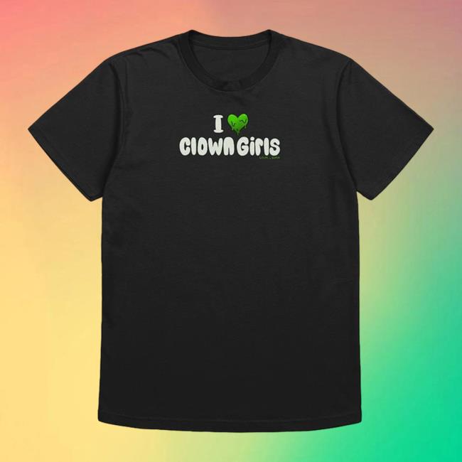 I Heart Clown Girls Vintage Shirt