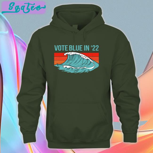 Vote Blue In 22 T-Shirt Votebluefordemocracy Viggycat