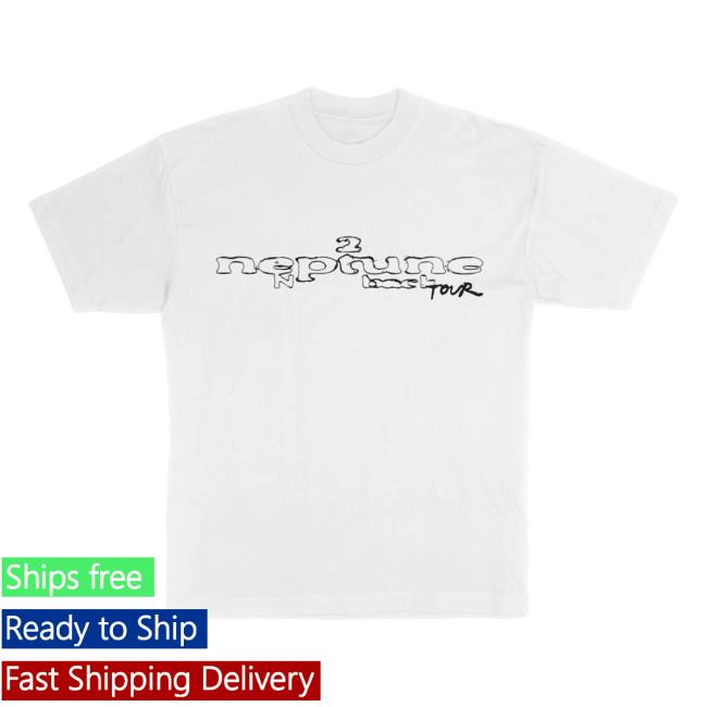 Official Sincerely Lucki 2Neptune Tour - Lone Tune T Shirt White SincerelyLucki Deadboylife