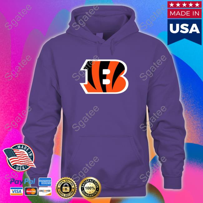 Official Cincinnati Bengals Primary Colour Logo Shirt