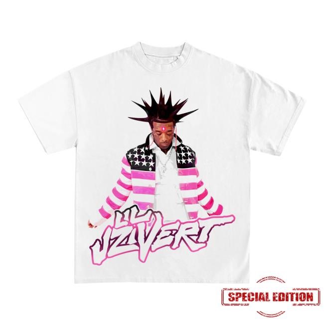 Official Icy Shop Merch Lil Uzi Vert Pink Tape Graphic Hot Shirt