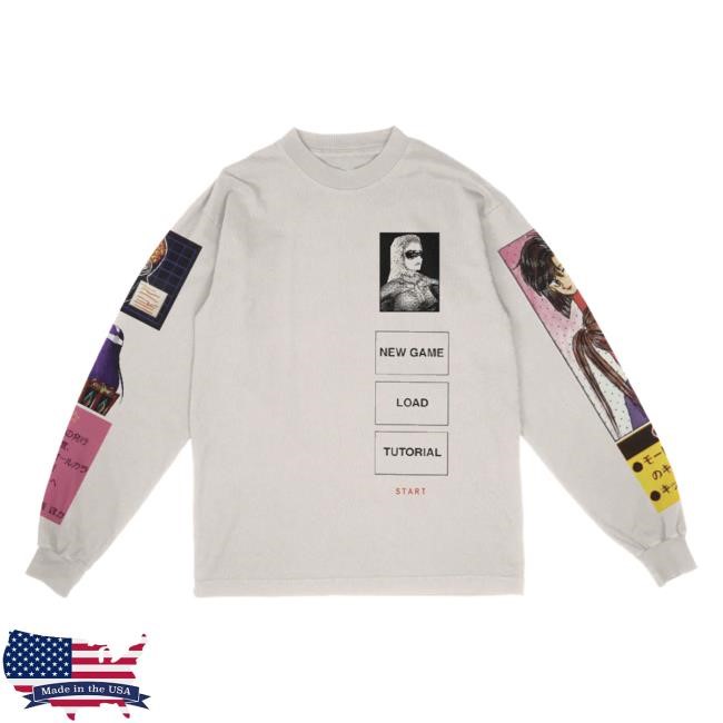 Official Jpegmafia Merch Store Ghost Pop Booklet LS Tee