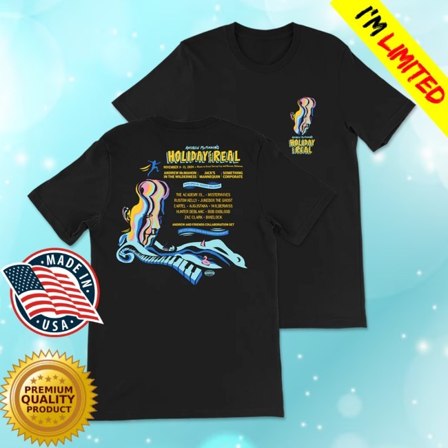 Andrew McMahon Holiday From Real New Shirt