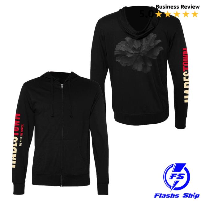 Official Hadestown Merch Hadestown Wait For Me Liner Pull Over Hoodie