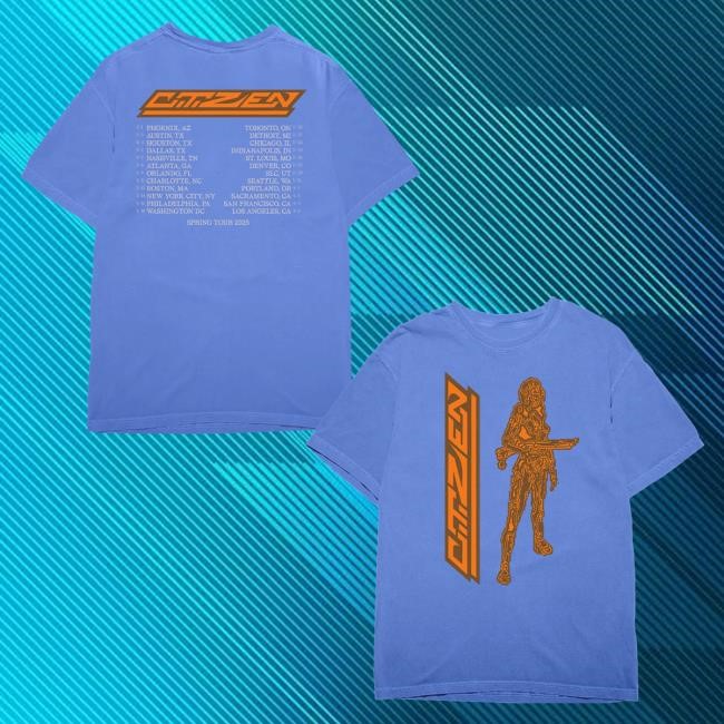 Citizen Band Graphik Tour New Shirt | Citizen Official Merch Store