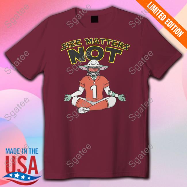 That Franchise Guy Size Matters Not Crewneck Sweatshirt Marcus Whitman