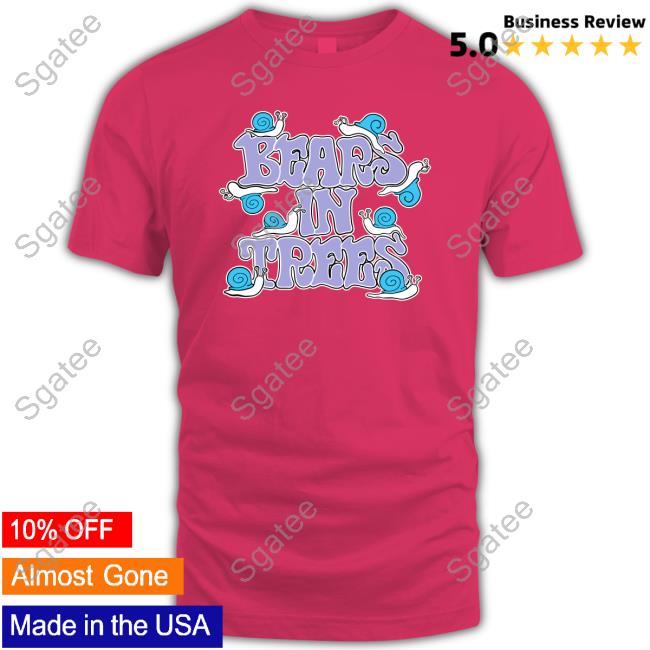 Bearsintrees Store Shop Merch Bears In Trees Snails Long Sleeve Shirt 2024