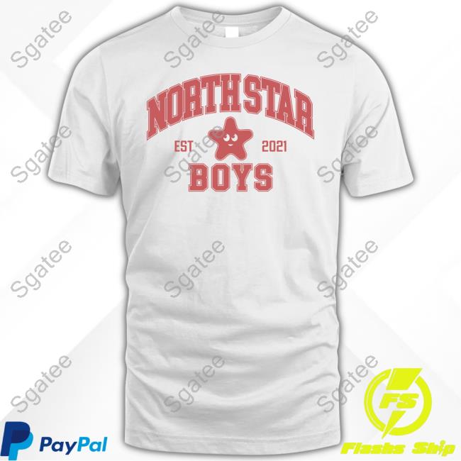 North Star Boys Merch Mascot Neutral Tee Shirt