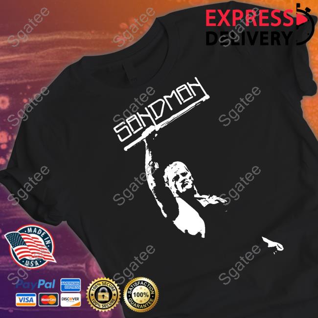 Sandman Parental Warning ECW Shirt