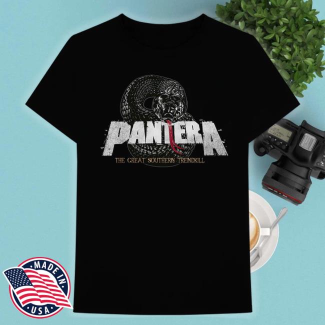 Official Pantera Merch Store Shop Pantera Snake Trendkill Shirt