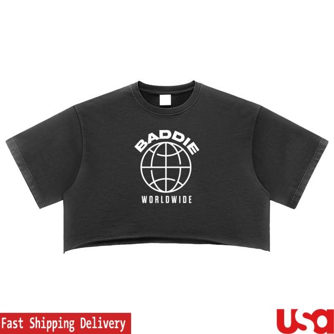 Authentic Baddie Worldwide Snow Washed Raw Edge Natalie Nunn