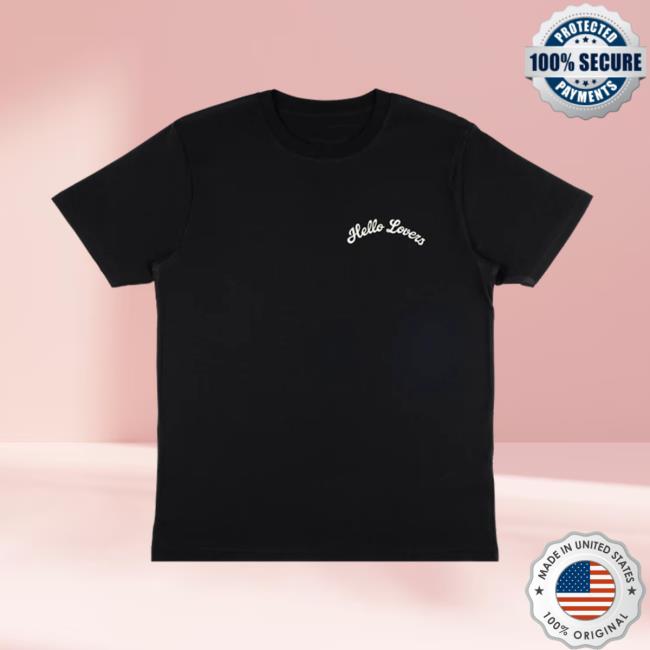 Niall Horan Hello Lovers Heart Black Tee Shirt