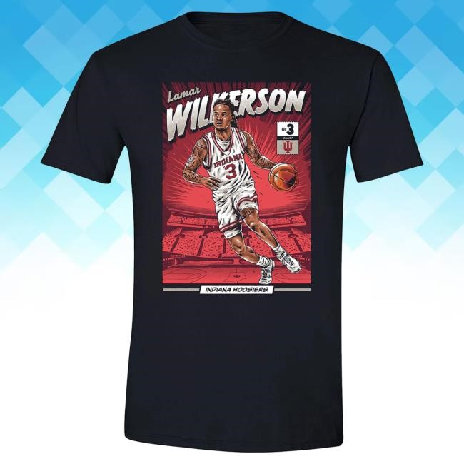 Indiana Hoosiers NCAA Basketball Wilkerson Comic Tee