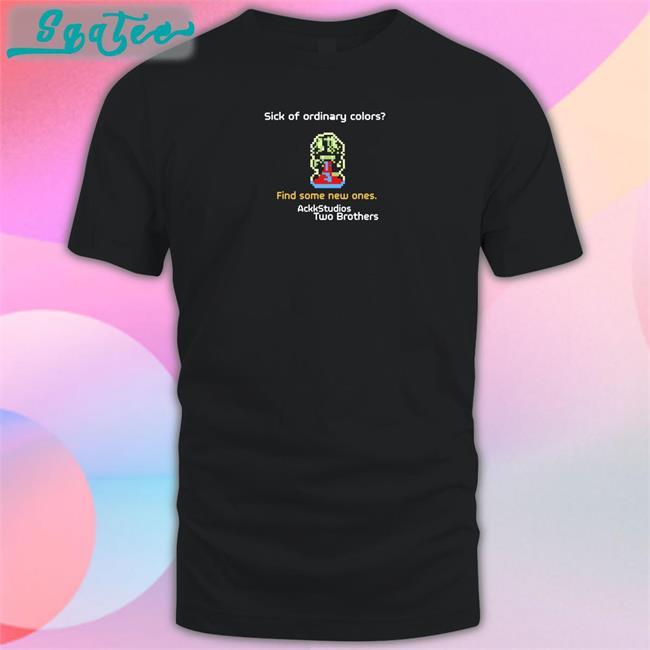 Sick Of Ordinary Colors Find Some New Ones Ackk Studios Two Brothers Baseball Sleeve Tee