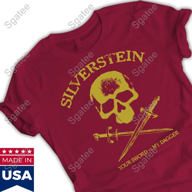 Silverstein Shop Dagger Throwback Skull Shirt