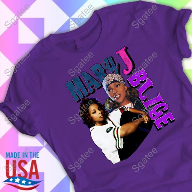 Official Mary J Blige Merch Mary J Blige Throwback White Shirt