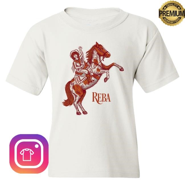 Official Reba Mcentire Merch Store Reba Horse Youth Popover Shirt RebaMcentire
