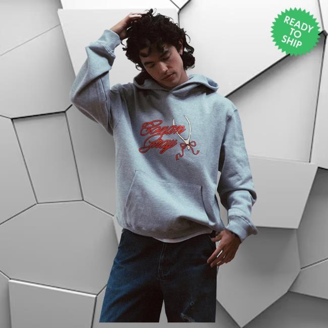 Official Conan Gray Merch Store Conan Gray Ribbon Wishbone Pullover Hoodie