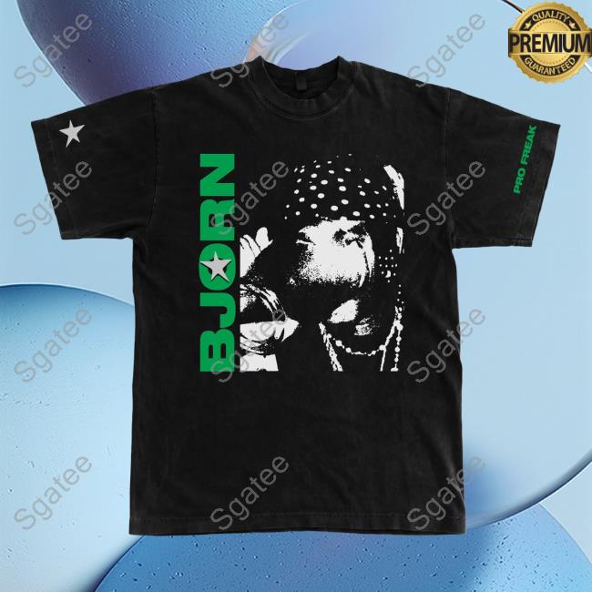 Official Smino Zero Fatigue Merch Bjorn Pro Freak Shirt New Black Zerofatigue