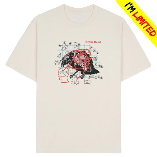Brain Dead X Death Cab For Cutie New Shirt - Natural