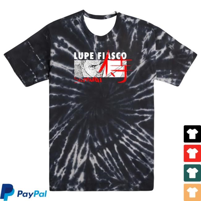 Official Lupe Fiasco Merch Lupe Fiasco Samurai Album Dyed Shirts LupeFiasco