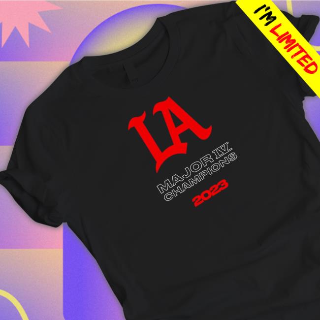 Official 100 Thieves Merch La Thieves 2023 Major Iv Champions Hoodie
