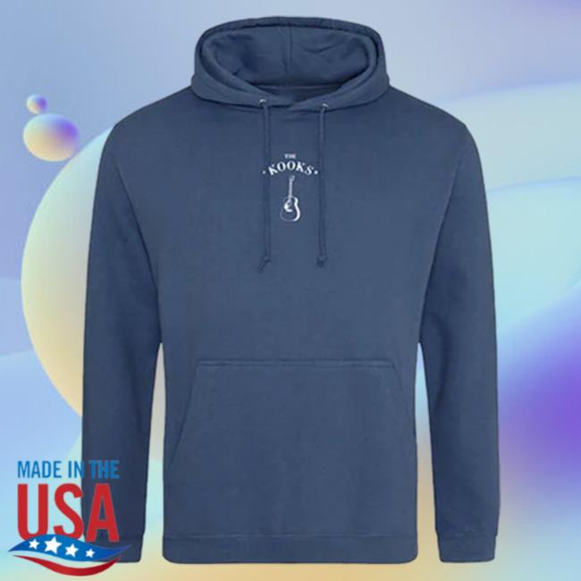 Official The Kooks Apparel Store The Kooks Guitar Denim Blue Hood The Kooks Clothing Shop TheKooks